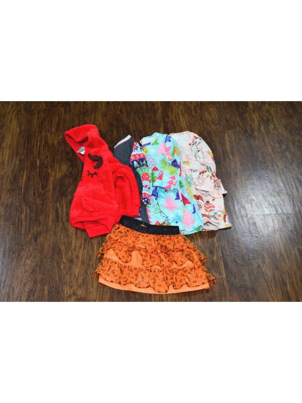Girls Size 3/4T Holiday Themed Clothing Lot Kidcore Whimsical Playful Festive